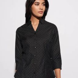 Annabelle By Pantaloons Black Regular Fit Shirt-picture-27