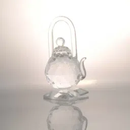 Real Effect London Mozart Crystal White Tea Pot - Set of 1-34