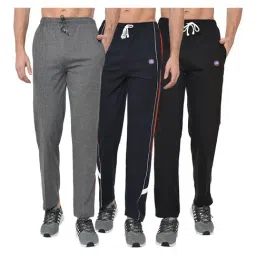 Vimal Jonney Multicolor Cotton Trackpants - Pack of 3-picture-38