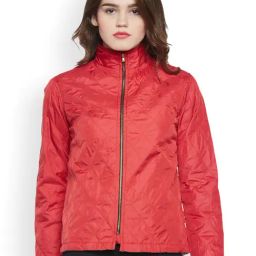 Belle Fille Red Regular Fit Jacket-image-9