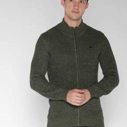 Identiti Olive Slim Fit Pullover-image-82