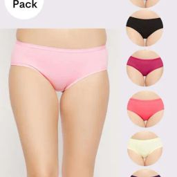 Secrets By ZeroKaata Assorted Cotton Hipster Panties - Pack Of 6-image-18