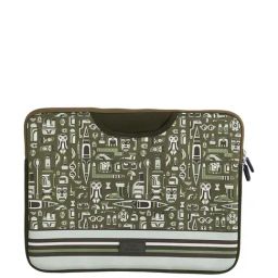 TEAL By Chumbak Travel The World Laptop Sleeve - 15inch-image-93