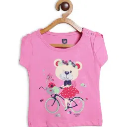 612 League Kids Pink Printed Top-image-7