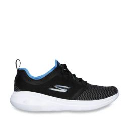 Skechers Men's GO RUN FAST - Black Blue Running Shoes-image-32