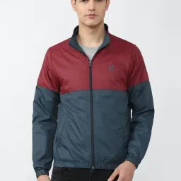 Academy By Van Heusen Navy  Regular Fit Printed Jacket-44