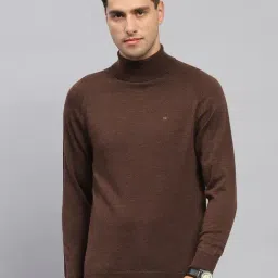 Monte Carlo Brown Regular Fit Pullover-picture-16