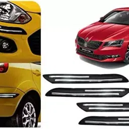 Auto Pearl Car Double Chrome Linning Bumper Corner Moulding for Skoda Superb 2019-40