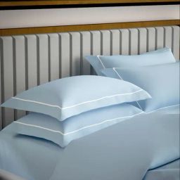 Mulberry Living Cotton Serenity Blue 250 TC Set of 2 Pillow Covers-47