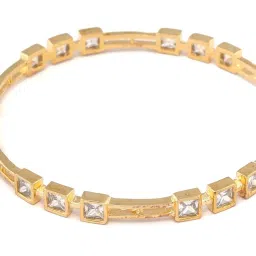 Priyaasi Golden Classic Bangle - Set of 2 image 5
