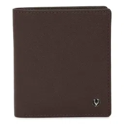 Allen Solly Brown Leather Bi-Fold Wallet for Men image 1
