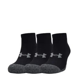 Under Armour Heatgear Low Cut Black Polyester Solid Medium Socks - Pack of 3-picture-39