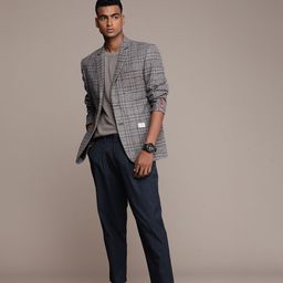 Mr Bowerbird Tailored Fit Tweed Blazer-image-40