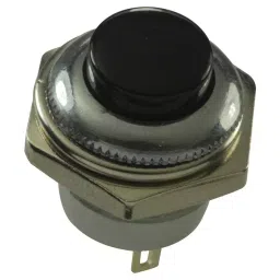 MULTICOMP PRO Standard Pushbutton Switches SWITCH, BLACK PUSH BUTTON, SPDT, R13-502MC-05-B-13