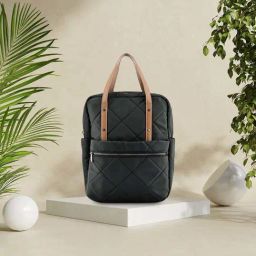 Fastrack Black Nylon Medium Laptop Backpack-11