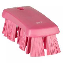 VIKAN Hand Brush Hard Polyester Bristles Pink 176 mm, 38911-image-26