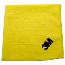 3M 36x36 cm 350 GSM Yellow Microfiber Cloth Pack of 1 Pc-28