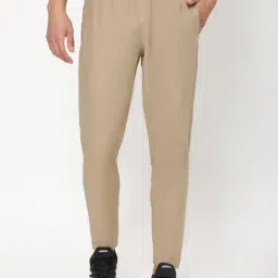 Dida Beige Polyster Regular Fit Solid Trackpant-image-44