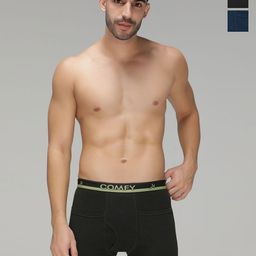 AMUL COMFY Pack Of 3 Cotton Trunks AC-LPTROE-MULTI-3XL-3PC-3