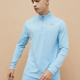Kappa Blue Polyester Regular Fit Sweatshirt-image-86