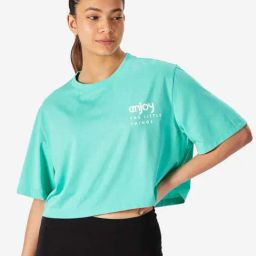 DOMYOS By Decathlon Green Plain T-Shirt-picture-40