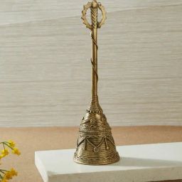 Fabindia Brass Suvarn Dhokra Bell-image-47