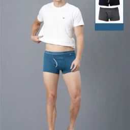 Force NXT Multicolored Cotton Regular Fit Trunks - Pack Of 3-image-6