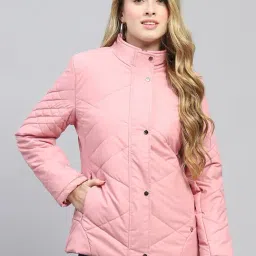 Monte Carlo Pink Regular fit Solid Casual Jacket-picture-14