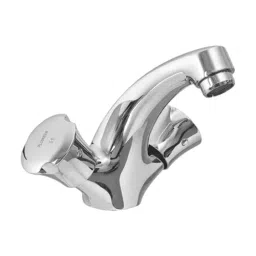 PLUMBER NECTAR Centre Hole (One Hole) Basin Mixer with 450 mm Long Flexible Connector, NEC-5102-35