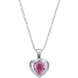 GIVA Anushka Sharma 92.5 Sterling Silver Valentine Pendant with Chain-image-87