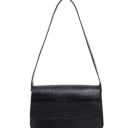 Fastrack Croc Textured Structured Shoulder Bag-15
