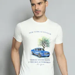 Cloak & Decker by Monte Carlo White Polyester Regular Fit Printed T-Shirt-picture-10