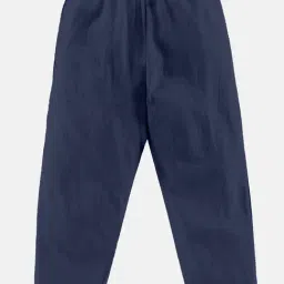 Kiddopanti Kids Navy Solid Pyjamas-picture-32