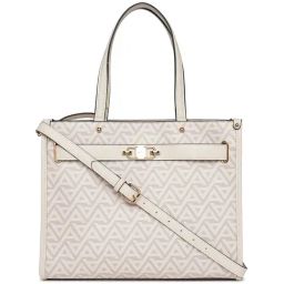 Aldo Grey Printed Medium Satchel Handbag-image-26
