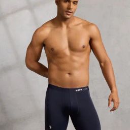 U.S. Polo Assn. Blue Nylon Regular Fit Logo Briefs-picture-37