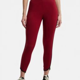 Jockey Red Cotton Leggings-picture-16
