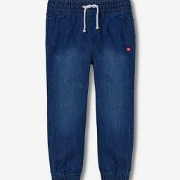 Bonkids Boys Mid-Rise Cotton Denim Joggers-image-29