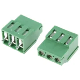 RS PRO 3 Pin PCB Terminal Block 5.08 mm Pitch Screw Termination, 7901155-15