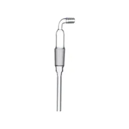 ABGIL Adapter Air or Steam Inlet Tube Bent Borosilicate Glass B34 Cone and 150 mm Steam Length, ADP-47-06-45