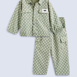 hopscotch 2-Pc All-Over Print Shirt & Pants-picture-36