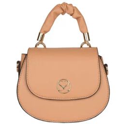 Sugarush Callista Beige Solid Medium Satchel Handbag-32