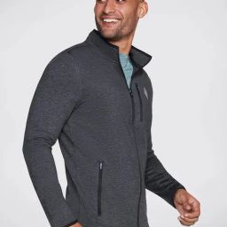 Skechers Grey Regular Fit Sports Jacket-image-55