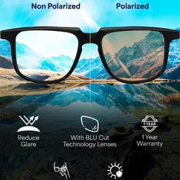 Vincent Chase Lens & Wayfarer Sunglasses with Polarised and UV Protected Lens 200423 image 2