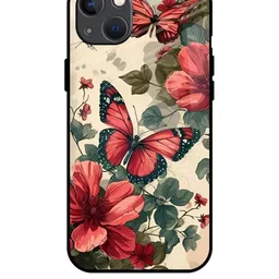 QRIOH Tropical Printed iPhone 13 Back Case Mobile Accessories-picture-8