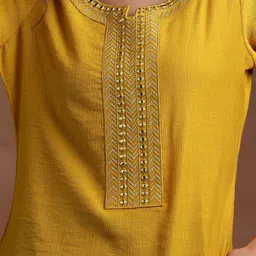Libas Woven Design Kurti image 5