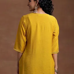 Libas Woven Design Kurti image 4