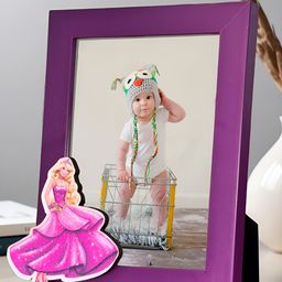 Art Street Purple & Gold-Toned 1 Pieces MDF Table Photo Frames-44