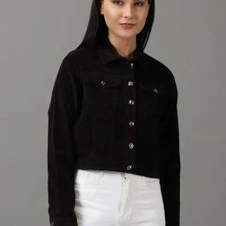 SHOWOFF Black Regular Fit Jacket-34