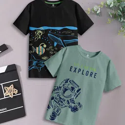 CODEZ Boys 2 Pure Cotton T-shirt-image-36