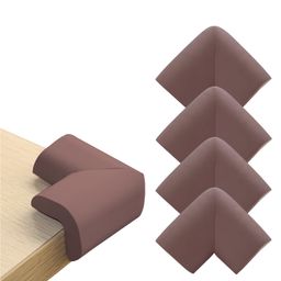 Bembika L-Shaped Baby Safety Corner Protector Pack Of 4 - Brown-22